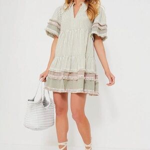 Tuckernuck Green Stripe Dress